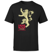 T-Shirt Homme Game of Thrones Lannister Hear Me Roar - Noir - S - Noir