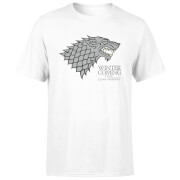 T-Shirt Homme Game of Thrones Stark Winter Is Coming - Blanc - S - Blanc