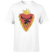 T-Shirt Homme Game of Thrones Sceau Stannis Barathéon - Blanc - S - Blanc