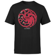 T-Shirt Homme Game of Thrones Targaryen Fire & Blood - Noir - S - Noir