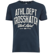 T-Shirt Homme Truman Crosshatch - Bleu Indigo - S - Navy