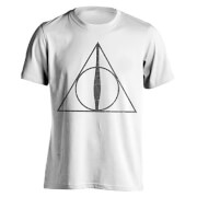 Geek Clothing Harry Potter Mens Deathly Hallows Symbol T Shirt White L geek clothing kopen in de aanbieding Geek Clothing Harry Potter Mens Deathly Hallows Symbol T Shirt White L geek clothing kopen in de aanbieding