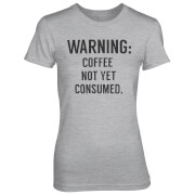 Tjunkie Warning Coffee Not Yet Consumed Womens Grey T Shirt S tjunkie kopen in de aanbieding Tjunkie Warning Coffee Not Yet Consumed Womens Grey T Shirt S tjunkie kopen in de aanbieding