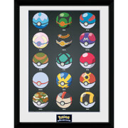 Gb Eye Pokemon Pokeballs 16 X 12 Inches Framed Photograph gb eye kopen in de aanbieding