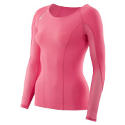 Skins Womens Dnamic Long Sleeved Top Pink Xs skins kopen in de aanbieding