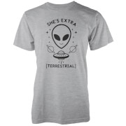 T-Shirt Homme She's Extra Terrestrial - Gris - S - Gris