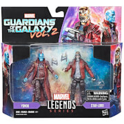 Hasbro Marvel Legends Series Star Lord And Youndu 2 Pack Action Figures Hasbro Marvel Legends Series Star Lord And Youndu 2 Pack Action Figures