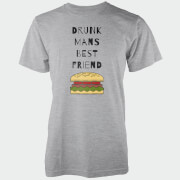 T-Shirt Homme Drunk Man's Best Friend - Gris - S - Gris