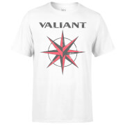 T-Shirt Homme Logo Classique Délavé Valiant Comics - Blanc - S - Blanc