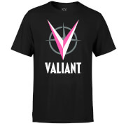 T-Shirt Homme Logo Rose Valiant Comics - Noir - S - Noir