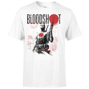T-Shirt Homme Graphique Bloodshot Valiant Comics - Blanc - S - Blanc