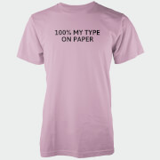 T-Shirt Homme 100% My Type On Paper - Rose - S - Rose