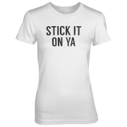 T-Shirt Femme Stick It On Ya - Blanc - S - Blanc
