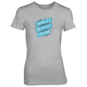 Worlds Okayest Friend Womens Grey T Shirt Xxl the friends collection kopen in de aanbieding Worlds Okayest Friend Womens Grey T Shirt Xxl the friends collection kopen in de aanbieding