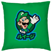 Housse de coussin Kanji Luigi Nintendo - Smooth Linen