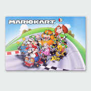 Nintendo Mario Kart 2 Chromalux High Gloss Metal Poster nintendo kopen in de aanbieding