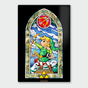 Nintendo Legend Of Zelda Bow And Arrow Chromalux High Gloss Metal Poster nintendo kopen in de aanbieding