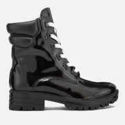 Kendall Kylie Women s East Leather Lace Up Boots Black
