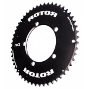 Rotor Noq Aero Outer Chainring 5 Bolt 52T 110Bcd Black rotor kopen in de aanbieding