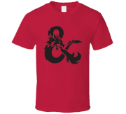 Dungeons Dragons Ampersand T Shirt Red Xl huismerk kopen in de aanbieding