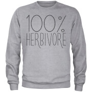 100% Herbivore Sweatshirt - Grey - M - Grey