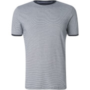 T-Shirt Homme Rayures Gandalf Brave Soul - Blanc / Bleu Marine - M - Navy