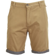 Brave Soul Mens Hansen Cham Chino Shorts Stone S brave soul kopen in de aanbieding