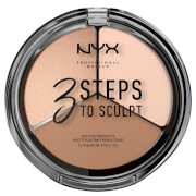 NYX Professional Makeup 3 Steps to Sculpt Face Sculpting Palette - Fair