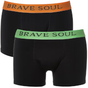 Lot de 2 Boxers Bruno Brave Soul - Noir / Orange / Vert - S - Black/Green/Orange