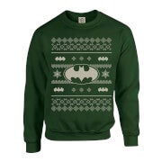 DC Comics Originals Batman Weihnachtspullover - Grün - S - Grün