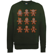 Star Wars Gingerbread Characters Green Christmas Sweatshirt L star wars kopen in de aanbieding