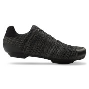 Giro Republic R Road Cycling Shoes - Black/Charcoal Leather - EU 45/UK 10 - Schwarz