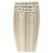 Beauty Works Double Hair Set 18 Inch Clip-In Hair Extensions (Various Shades) - Champagne Blonde 613/18