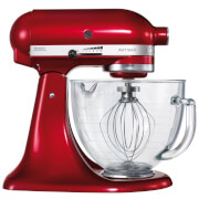 KitchenAid KSM156BCA Artisan 4.8L Tilt-Head Stand Mixer - Candy Apple Red
