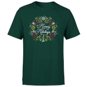 Hoppy Holidays T Shirt Forest Green L the christmas collection kopen in de aanbieding