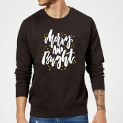 By Iwoot Merry And Bright Sweatshirt Black 3Xl by iwoot kopen in de aanbieding