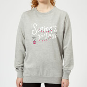 By Iwoot Seasons Greetings Womens Sweatshirt Grey 3Xl by iwoot kopen in de aanbieding