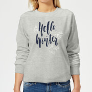 By Iwoot Hello Winter Womens Sweatshirt Grey 5Xl by iwoot kopen in de aanbieding