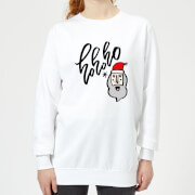 Ho Ho Ho Womens Sweatshirt White L the christmas collection kopen in de aanbieding Ho Ho Ho Womens Sweatshirt White L the christmas collection kopen in de aanbieding