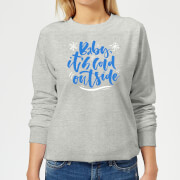 Baby Its Cold Outside Womens Sweatshirt Grey M the christmas collection kopen in de aanbieding Baby Its Cold Outside Womens Sweatshirt Grey M the christmas collection kopen in de aanbieding