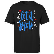 By Iwoot Let It Snow T Shirt Black 3Xl by iwoot kopen in de aanbieding