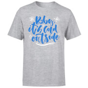 By Iwoot Baby Its Cold Outside T Shirt Grey 5Xl by iwoot kopen in de aanbieding