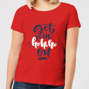 Get Your Ho Ho Ho On Womens T Shirt Red Xl the christmas collection kopen in de aanbieding