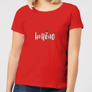 International Ho Ho Ho Womens T Shirt Red Xxl the christmas collection kopen in de aanbieding