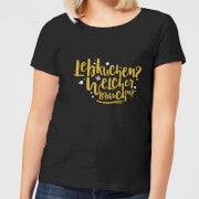 Lebkuchen Frauen T-Shirt - Schwarz - S - Schwarz