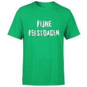 Fijne Feestdagen T-Shirt - Kelly Green - S - Kelly Green
