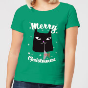 Merry Christmouse Womens T Shirt Kelly Green Xxl the christmas collection kopen in de aanbieding