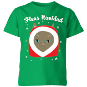 Fleas Navidad Kids T Shirt Kelly Green 7 8 Years the christmas collection kopen in de aanbieding