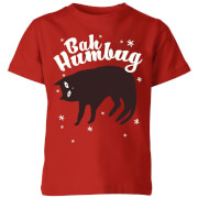 Bah Humbug Kids T Shirt Red 5 6 Years the christmas collection kopen in de aanbieding
