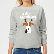 Feliz Navidog Womens Sweatshirt Grey Xxl the christmas collection kopen in de aanbieding Feliz Navidog Womens Sweatshirt Grey Xxl the christmas collection kopen in de aanbieding